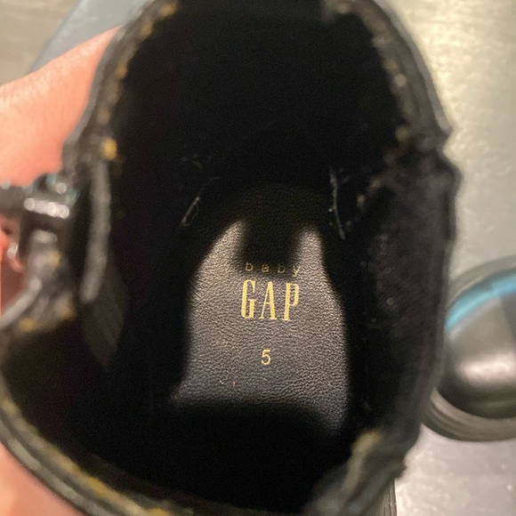 Baby Gap Toddler Ankle Boots - Black - Size 5 - Picture 6 of 10